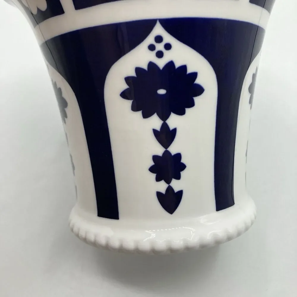 Royal Crown Derby Unfinished Imari Mantel Vase Urn Cachepot Planter Pot 4.75